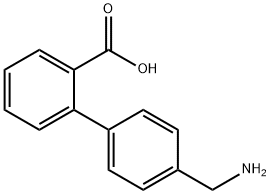 4'-(AMINOMETHYL)-BIPHENYL-2-CARBOXYLIC ACID Struktur