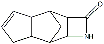 3,7-Methano-2H-indeno[5,6-b]azet-2-one,1,2a,3,3a,6,6a,7,7a-octahydro-,exo,exo-(8CI) Struktur