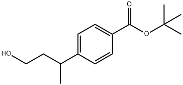 Benzoic acid, 4-(3-hydroxy-1-methylpropyl)-, 1,1-dimethylethyl ester (9CI) Struktur