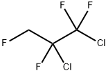 1,2-Dichloro-1,1,2,3-tetrafluoropropane Struktur