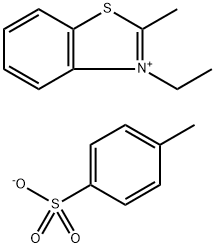 3-ETHYL-2-METHYLBENZOTHIAZOLIUM P-TOLUENESULFONATE Struktur