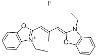 3,3'-DIETHYL-9-METHYLOXACARBOCYANINE IODIDE Struktur