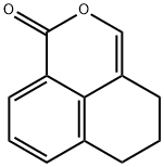 5,6-Dihydro-1H,4H-naphtho[1,8-cd]pyran-1-one Struktur