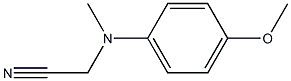 N-(4-Methoxyphenyl)-N-MethylaMinoacetonitrile Struktur