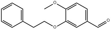 4-Methoxy-3-(phenethyloxy)benzaldehyde Struktur