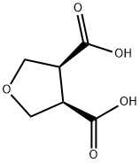 3,4-Furandicarboxylicacid,tetrahydro-,cis-(9CI) Struktur