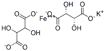 [R-(R*,R*)]-tartaric acid, iron potassium salt Struktur