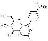 4-硝基苯基-N-乙酰-beta-D-半乳胺 結(jié)構(gòu)式