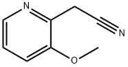 2-Pyridineacetonitrile,3-methoxy-(9CI) Struktur