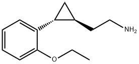 Cyclopropaneethanamine, 2-(2-ethoxyphenyl)-, trans- (9CI) Struktur