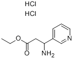 ETHYL 3-AMINO-3-PYRIDIN-3-YL-PROPIONATE 2HCL Struktur