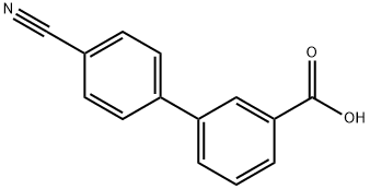 3-(4-Cyanophenyl)benzoic acid Struktur