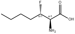 Heptanoic acid, 2-amino-3-fluoro-, (R*,S*)- (9CI) Struktur