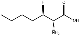 Heptanoic acid, 2-amino-3-fluoro-, [R-(R*,S*)]- (9CI) Struktur