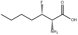 Heptanoic acid, 2-amino-3-fluoro-, [S-(R*,R*)]- (9CI) Struktur