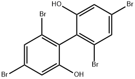 4,4',6,6'-tetrabromo[1,1'-biphenyl]-2,2'-diol  Struktur