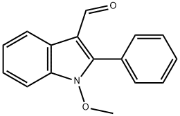 1-methoxy-2-phenyl-1H-indole-3-carbaldehyde  Struktur