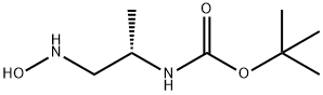 Carbamic acid, [2-(hydroxyamino)-1-methylethyl]-, 1,1-dimethylethyl ester, (S)- Struktur