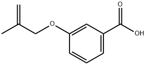 3-((2-METHYLPROP-2-ENYL)OXY)BENZOIC ACID Struktur