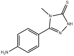 5-(4-AMINO-PHENYL)-4-METHYL-4 H-[1,2,4]TRIAZOLE-3-THIOL Struktur