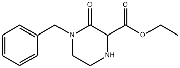 3-OXO-4-(PHENYLMETHYL)-2-PIPERAZINECARBOXYLIC ACID ETHYL ESTER Struktur