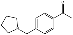 1-(4-PYRROLIDIN-1-YLMETHYL-PHENYL)-ETHANONE Struktur