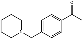 1-(4-PIPERIDIN-1-YLMETHYL-PHENYL)-ETHANONE Struktur