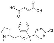 Clemastine fumarate Struktur