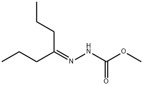 3-(1-Propylbutylidene)carbazic acid methyl ester Struktur