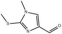 1H-Imidazole-4-carboxaldehyde, 1-methyl-2-(methylthio)- (9CI) Struktur