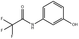 Acetamide, 2,2,2-trifluoro-N-(3-hydroxyphenyl)- Struktur