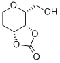 D-GALACTAL CYCLIC 3 4-CARBONATE Struktur