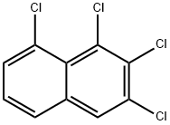 1,2,3,8-TETRACHLORONAPHTHALENE Struktur