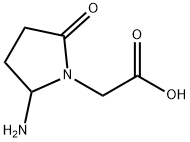 1-Pyrrolidineaceticacid,2-amino-5-oxo-(9CI) Struktur