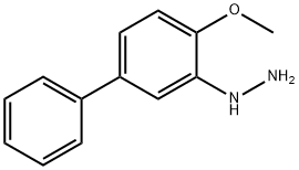 (4-METHOXY-BIPHENYL-3-YL)-HYDRAZINE Struktur