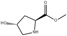 (2S,4R)-Methyl 4-hydroxypyrrolidine-2-carboxylate Struktur