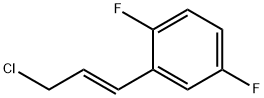 2-(3-CHLORO-PROPENYL)-1,4-DIFLUORO-BENZENE Struktur