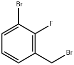 1-Bromo-3-bromomethyl-2-fluorobenzene Struktur