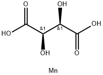 [R-(R*,R*)]-tartaric acid, manganese salt Struktur