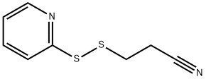 Propanenitrile, 3-(2-pyridinyldithio)- (9CI) Struktur