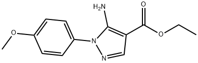 ETHYL 5-AMINO-1-(4-METHOXYPHENYL)-1H-PYRAZOLE-4-CARBOXYLATE Struktur