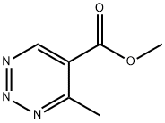 1,2,3-Triazine-5-carboxylicacid,4-methyl-,methylester(9CI) Struktur