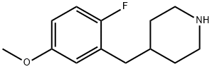 4-(2-FLUORO-5-METHOXYBENZYL)PIPERIDINE Struktur