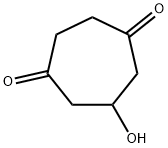 6-hydroxycyclohepta-1,4-dione Struktur