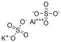 Aluminum potassium sulfate Struktur