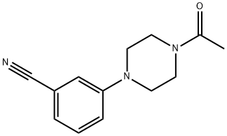 3-(4-Acetylpiperazin-1-yl)benzonitrile Struktur