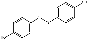 BIS(4-HYDROXYPHENYL)DISULFIDE Structure