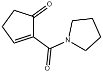 Pyrrolidine,  1-[(5-oxo-1-cyclopenten-1-yl)carbonyl]-  (9CI) Struktur