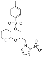 1-(2'-NITRO-1'-IMIDAZOLYL)-2-O-TETRAHYDROPYRANYL-3-O-TOLUENESULFONYL-PROPANEDIOL Struktur