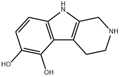 1H-Pyrido[3,4-b]indole-5,6-diol, 2,3,4,9-tetrahydro- (9CI) Struktur